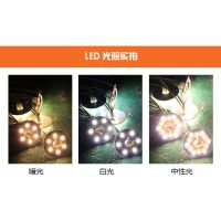 6w客厅灯三色变光圆形贴片 led水晶灯光源吊灯配件灯芯分段暖白光