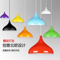 现代简约小吊灯单头吧台吊灯具餐厅吊灯三头过道单头北欧创意灯饰