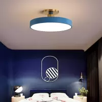 北欧卧室灯创意led吸顶灯简约现代圆形温馨浪漫房间书房餐厅灯具