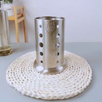 不锈钢篮子网篮厨房洗菜篮水槽洗菜盆沥水篮长方形水果收纳筷子篮|304筷子筒砂光圆孔