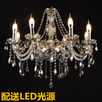 欧式吊灯客厅水晶灯家用温馨大气卧室餐厅蜡烛水晶吊灯led灯具