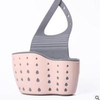 创意小玩意家居日常生活实用懒人厨房用品用具小百货沥水篮|藕色 均码