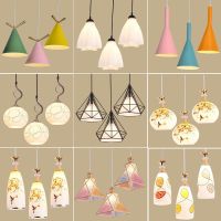 餐厅吊灯三头现代简约吧台创意餐桌欧式个性客厅饭厅led美式灯具