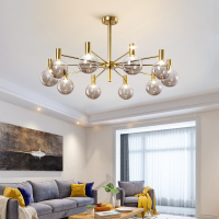 北欧吊灯客厅灯具全铜轻奢魔豆家用大气卧室餐厅现代简约客厅吊灯