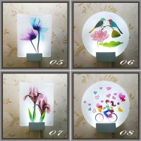 led现代简约创意壁灯卧室客厅床头走廊过道儿童导光壁灯夜画壁灯