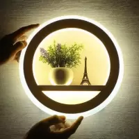 北欧壁灯创意床头卧室灯led楼梯灯客厅简约现代过道灯具