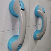 新款家用吸盘浴室洗澡扶手 免打孔卫生间玻璃门把手老人安全拉手