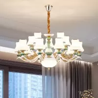 欧式吊灯奢华简欧水晶灯简约现代轻奢卧室灯网红灯具大灯客厅灯