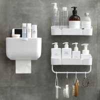 卫生纸盒卫生间纸巾厕纸置物架厕所家用免打孔创意防水抽纸卷纸筒