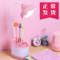led台灯护眼学习初高中学生宿舍少女心ins儿童卧室床头灯可充电式
