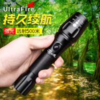 军手电筒强光可充电式超亮多功能特种兵远射氙气灯1000w家用