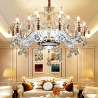 轻奢欧式水晶吊灯客厅灯简约现代大气灯臂发光卧室餐厅灯别墅灯具
