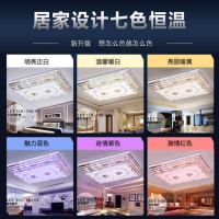 led水晶灯长方形客厅灯大气吸顶灯节能遥控灯具家用大厅灯