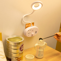 遥控led小夜灯卧室睡眠台灯床头灯月子哺乳节能插电婴儿喂奶护眼