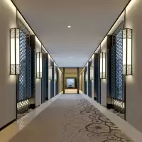 新中式壁灯客厅背景墙中国风卧室床头走廊过道灯阳台酒店长条壁灯