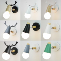 床头灯简约北欧现代创意卧室客厅酒店过道led亚克力背景墙小壁灯