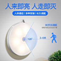 人体感应小夜灯走廊充电卧室床头光控智能小夜灯少女心