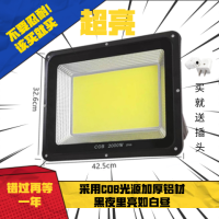 射灯led投光灯户外防水大功率探照灯工地广场灯路灯庭院灯门头灯