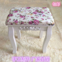 美容院镜子壁挂浴室镜欧式梳妆台镜简约雕花床头镜挂墙壁化妆镜|梳妆凳子(有5款图案可以选择) 其他