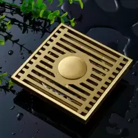 全铜防臭地漏卫生间地漏淋浴房浴室地漏芯下水道三通地漏盖防臭器