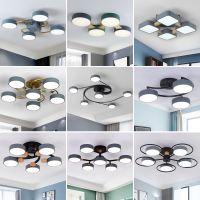 卧室灯简约现代led儿童书房间北欧网红创意个性客厅主卧吸顶灯具