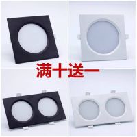 led格栅灯射灯天花灯嵌入式斗胆灯15x15方形吊顶专用格子双头筒灯