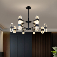 北欧客厅吊灯简约轻奢创意个性灯具卧室餐厅灯饰led后现代灯饰