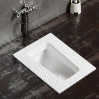 t-toto蹲便器陶瓷蹲坑蹲厕水箱手按阀暗装感应器蹲式大便器工程