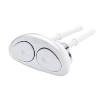 马桶配件椭圆形按钮老式抽水水箱按钮扳手长方形坐便器双按按键