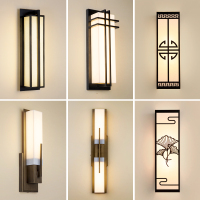 新中式客厅壁灯中国风电视墙灯禅意酒店别墅过道走廊卧室壁灯1165