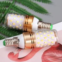 十套装超亮led三色变光玉米灯泡e27e14小螺口蜡烛泡家用吊灯光源