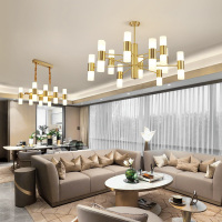 北欧轻奢全铜吊灯客厅吊灯网红灯具现代简约卧室灯餐厅灯吊灯2019