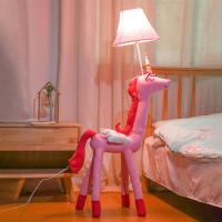 布艺台灯卡通儿童房落地灯动物灯可爱卧室床头灯护眼书桌孩子礼物