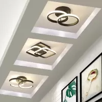 过道灯走廊灯现代简约led进门灯阳台射灯北欧灯具玄关灯明装暗装