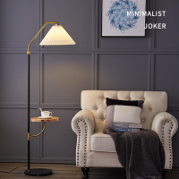 北欧无线充电落地灯茶几客厅卧室床头灯创意美式简约轻奢立式台灯