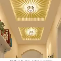 led过道灯创意壁灯铝材太阳花背景装饰灯走廊灯酒吧ktv会所造型灯