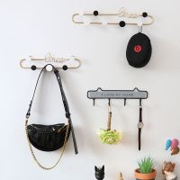 创意钥匙挂钩衣帽钩玄关门口置物架壁挂衣架服装店铺房间墙上装饰