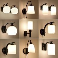 北欧床头壁灯美式卧室铁艺复古墙灯墙壁灯工业风走廊loft过道灯具