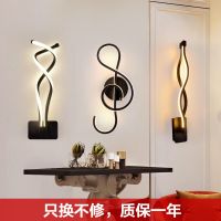 壁灯led 北欧简约过道轻奢客厅卧室创意个性床头灯阳台背景墙灯具