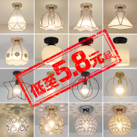 北欧过道灯走廊灯小灯具简约现代创意卧室玄关门厅入户阳台吸顶灯