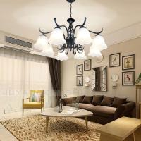 灯饰客厅灯吊灯美式简约卧室灯具北欧餐厅书房灯家装铁艺灯饰