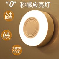 智能人体感应小夜灯led声控灯家用光控充电池式款家用过道楼道