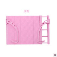 多功能挂式窗台晾衣架家用暖气片可折叠晾晒衣架阳台可伸缩晒鞋架|粉红色可伸缩75~120宽35