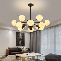 北欧风格灯具客厅吊灯餐厅分子灯个性现代简约卧室灯大厅魔豆吊灯