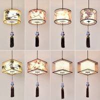 新中式餐厅吊灯现代简约创意饭厅灯过道吧台小吊灯仿古客厅餐桌灯
