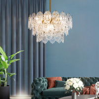 2020新款轻奢餐厅吊灯 后现代简约客厅吊灯 美式复古法式卧室灯具