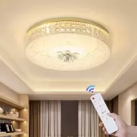新品轻奢卧室水晶灯led吸顶灯圆形简约大气小客厅灯卧室灯具灯饰