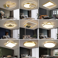 北欧全铜led吸顶灯轻奢网红客厅卧室灯阳台灯饰简约现代极简灯具