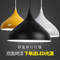 现代简约工业风单头吊灯个性餐厅理发店店铺健身房饭店吊灯罩外壳