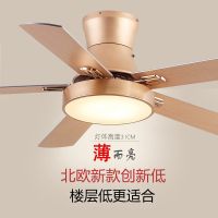北欧电风扇吊灯简约现代家用客厅餐厅遥控带风扇灯卧室led吊扇灯